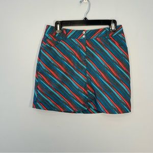 Slazenger Skort Womens 2 Blue Red Golf Skirt Shorts Athletic Outdoor Casual